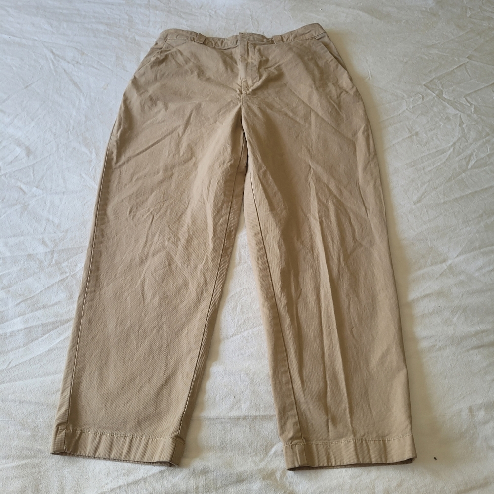 Gap Womens Pants Size 8 Straight Up Khaki Preppy East Coast Normcore Minimalist